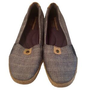 Grasshoppers Ortholite Shoes Blue and Tan Size 9M NWOT